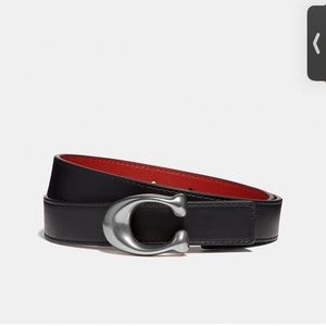 Signature Buckle Reversible Belt
